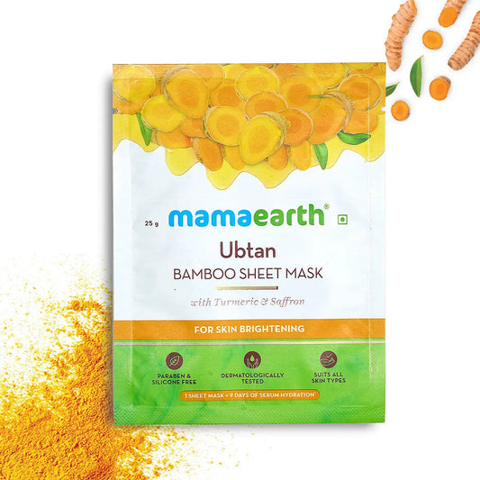 Ubtan Bamboo Sheet Mask