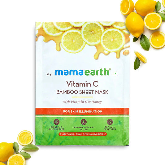Vitamin C Bamboo Sheet Mask - 25 gm