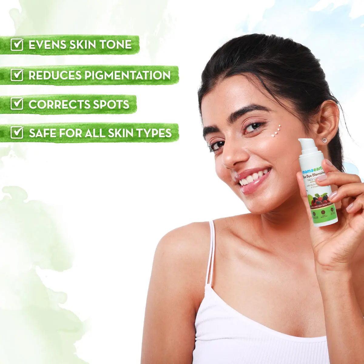 Mamaearth Bye Bye Blemishes Face Cream for Reducing Pigmentation & Blemishes with Mulberry Extract & Vitamin C 30 ml