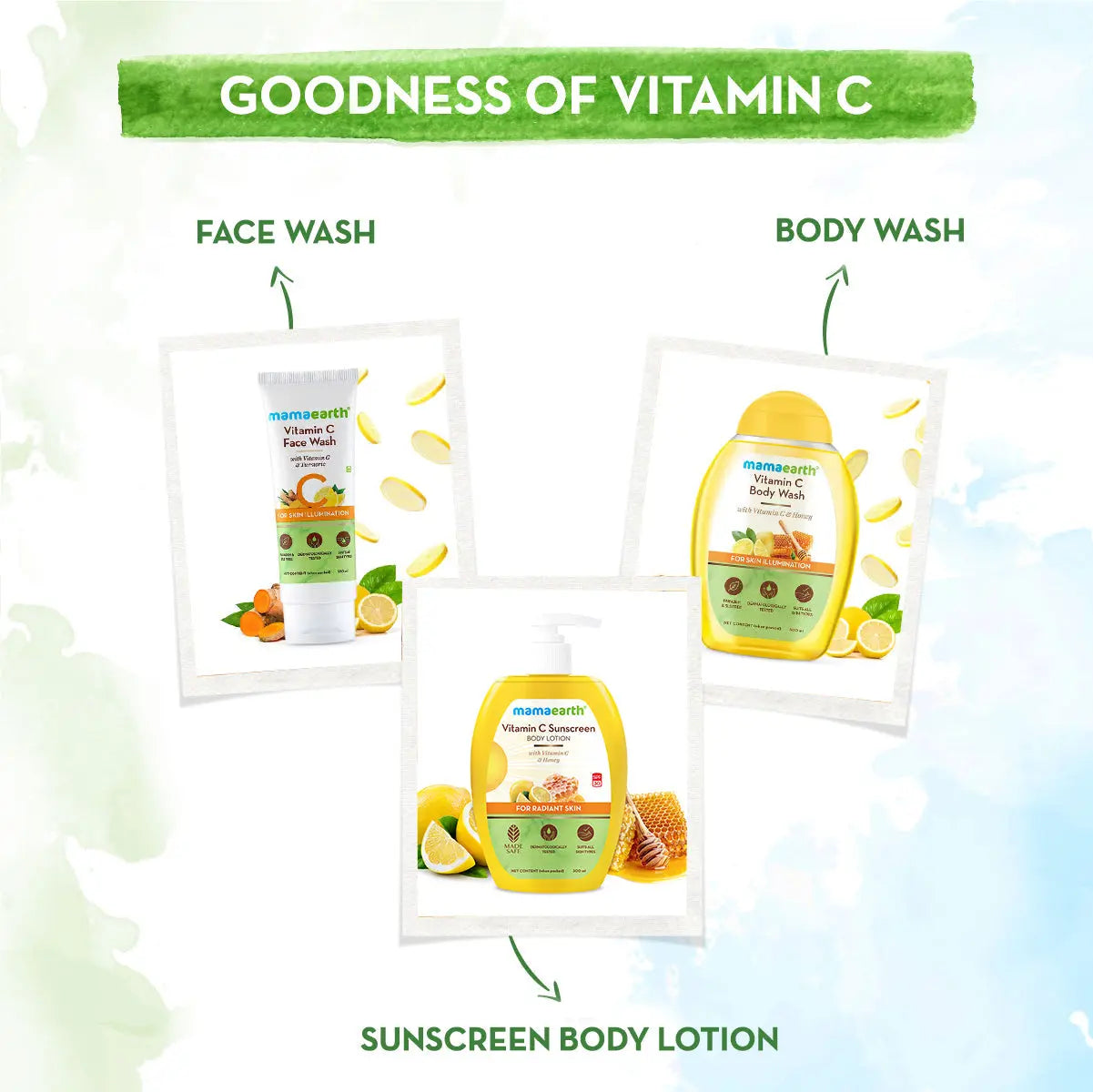 Mamaearth Vitamin C Sunscreen Body Lotion 300 ml