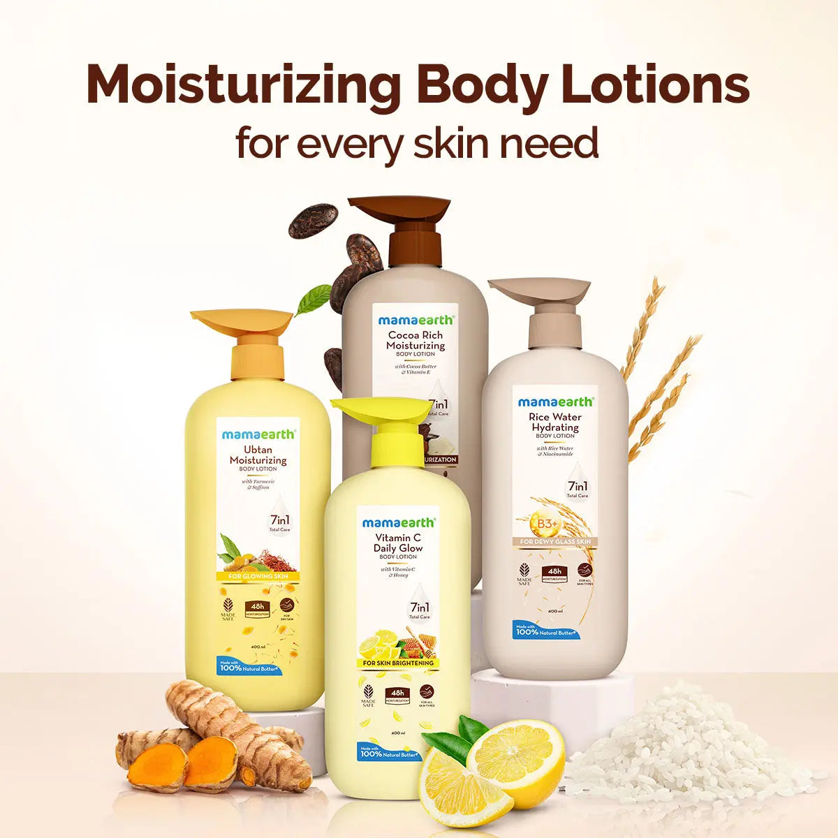 Mamaearth Cocoa Rich Moisturizing Body Lotion 400 ml