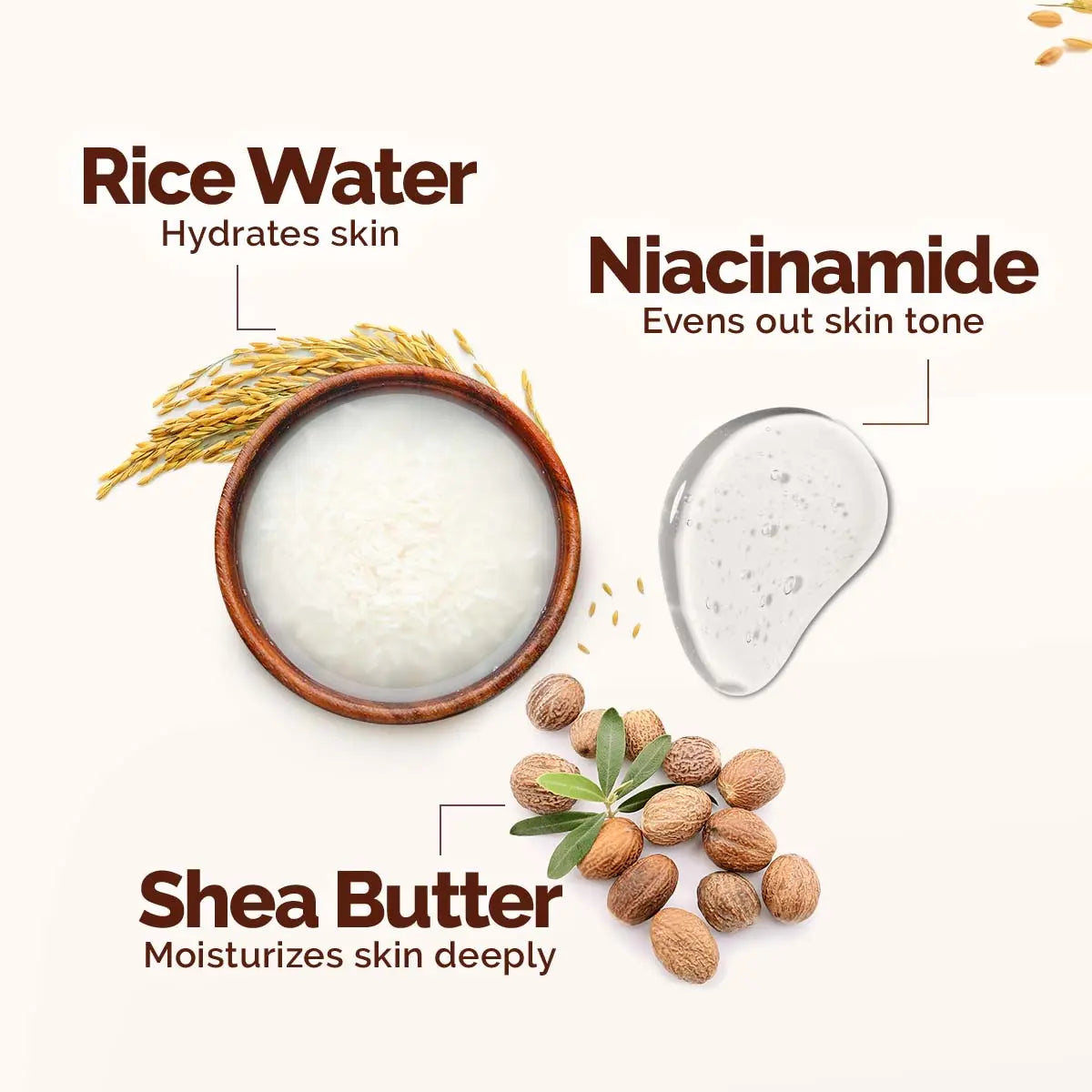 Mamaearth Rice Water Hydrating Body Lotion 400 ml