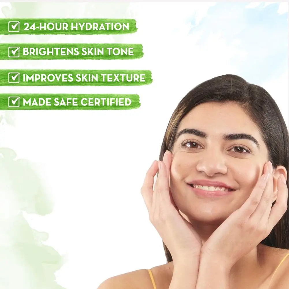 Mamaearth Rice Oil-Free Face Moisturizer With Rice Water & Niacinamide for Glass Skin