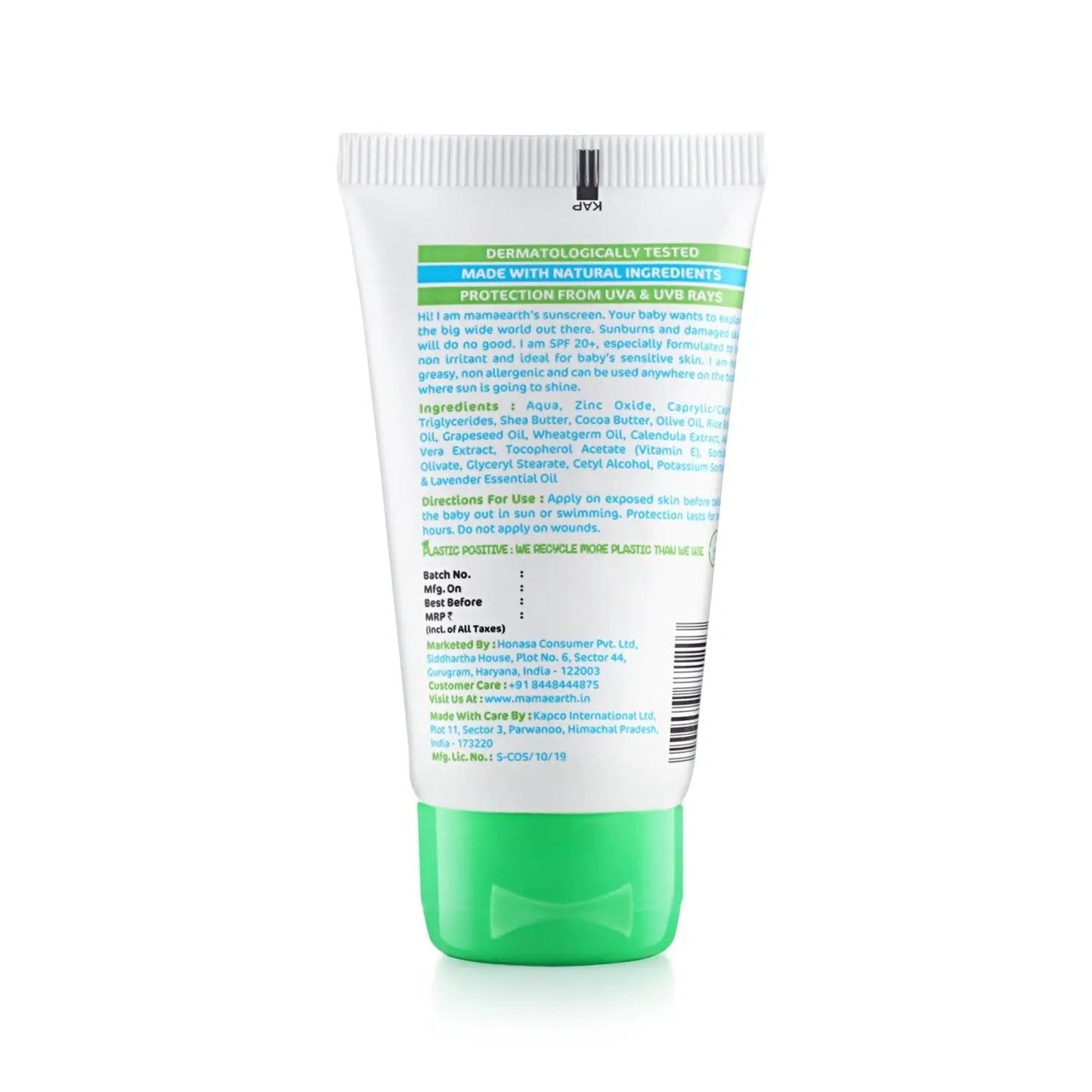 Mamaearth Mineral Based Sunscreen