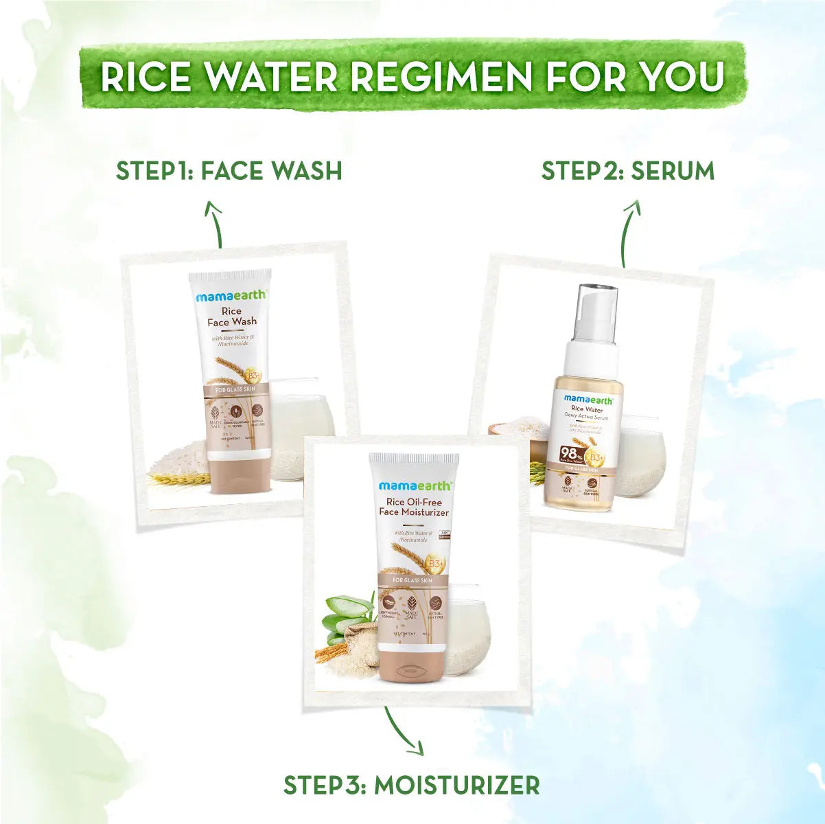 Mamaearth Rice Water Dewy Active Serum 50 ml