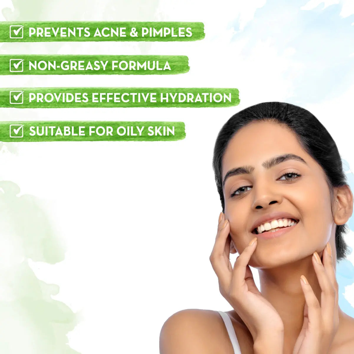 Mamaearth Oil-Free Face Moisturizer for Acne-Prone Skin 80 ml