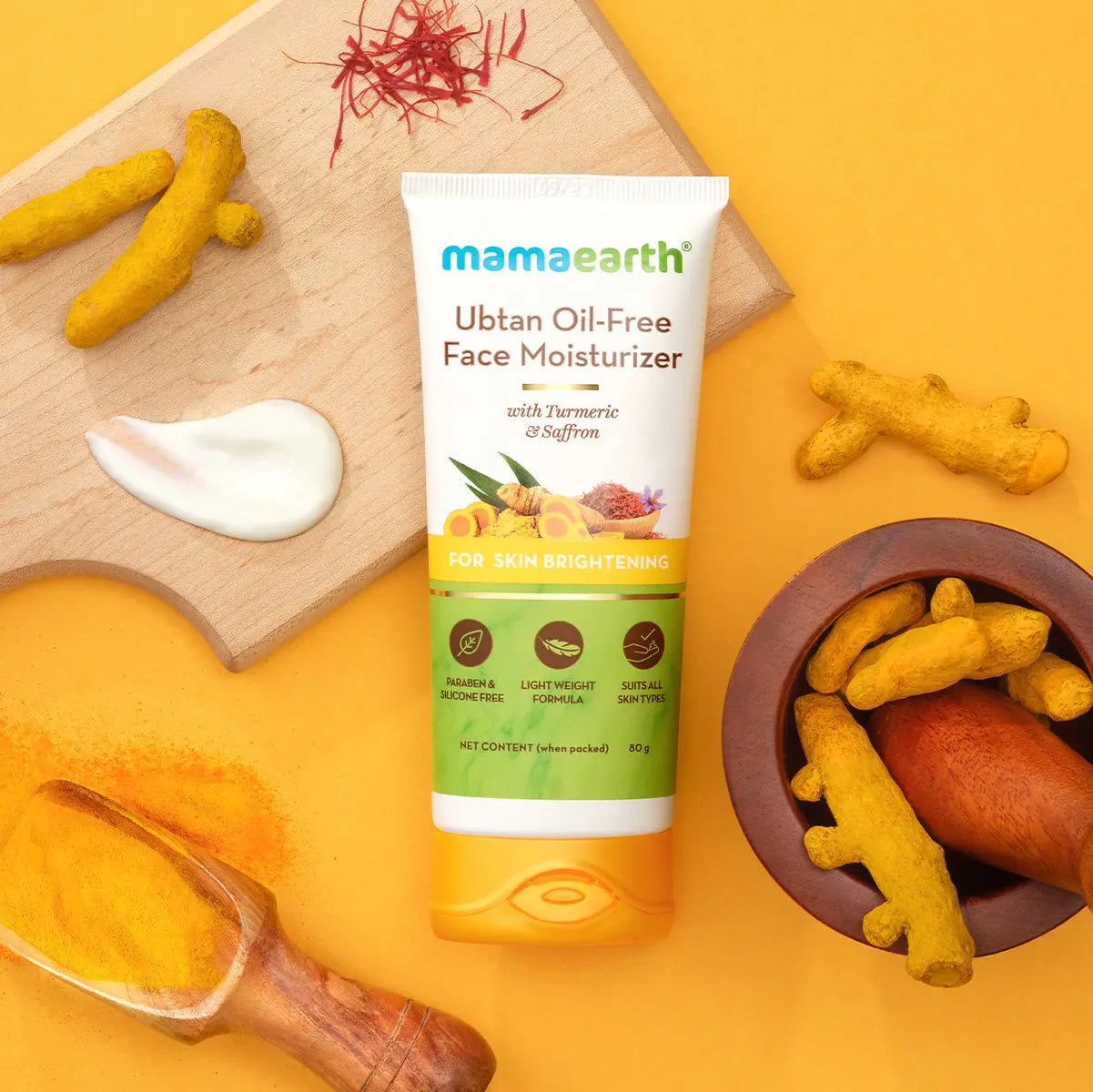 Mamaearth Ubtan Oil-Free Face Moisturizer 80 g